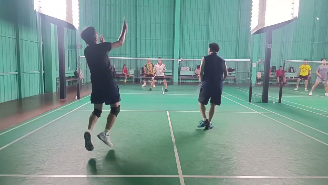 ซ้อมเตรียมแข่งมือ N บาส+หนุ่ม vs พี่ตี๋+พี่นัม สนามสรารม 25/2/26