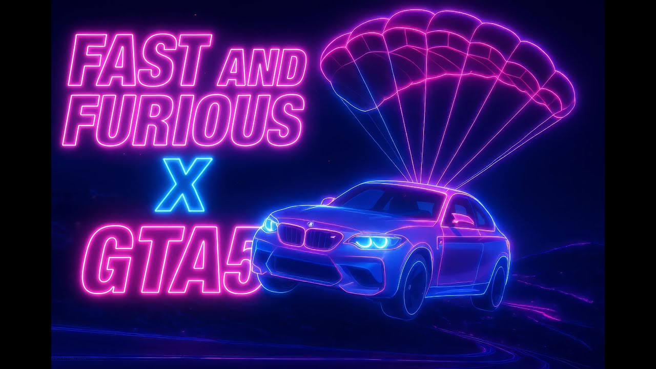 Fast & Furious Style BMW M2 Parachute Jump | GTA 5 Cinematic Stunt