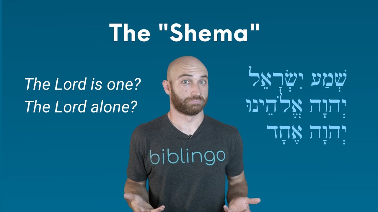 The Shema in Biblical Hebrew: Deuteronomy 6:4 and the Meaning of אֶחָד (One or Alone?)