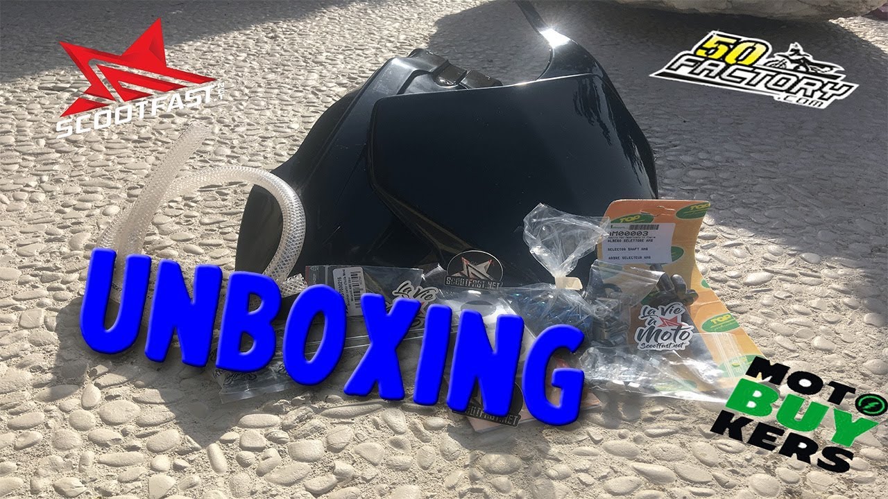 UNBOXING N&deg;1 ScootFast,50Factory,MotoBuyKers Valeur 250 euros