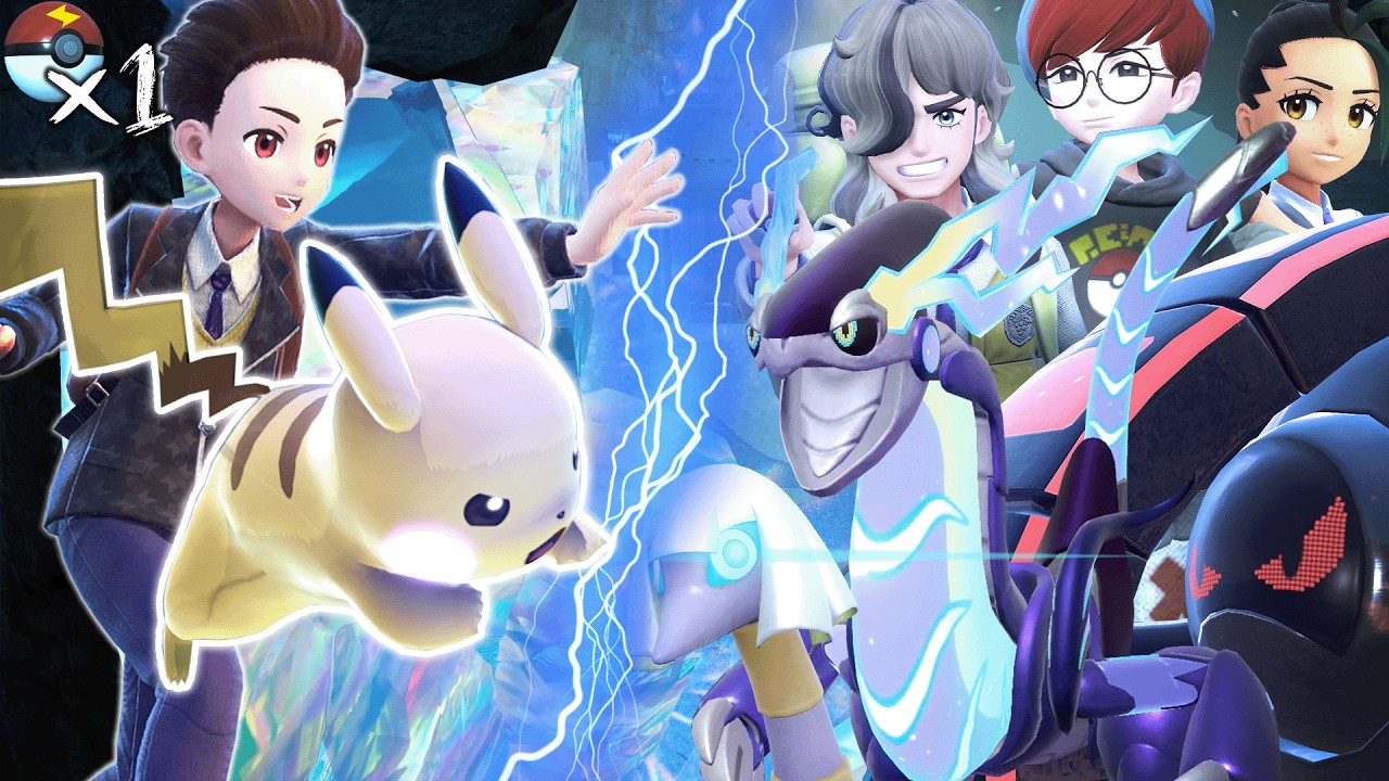 Pokémon Écarlate et Violet MAIS je dois ANNIHILER tout le monde avec un Pikachu !