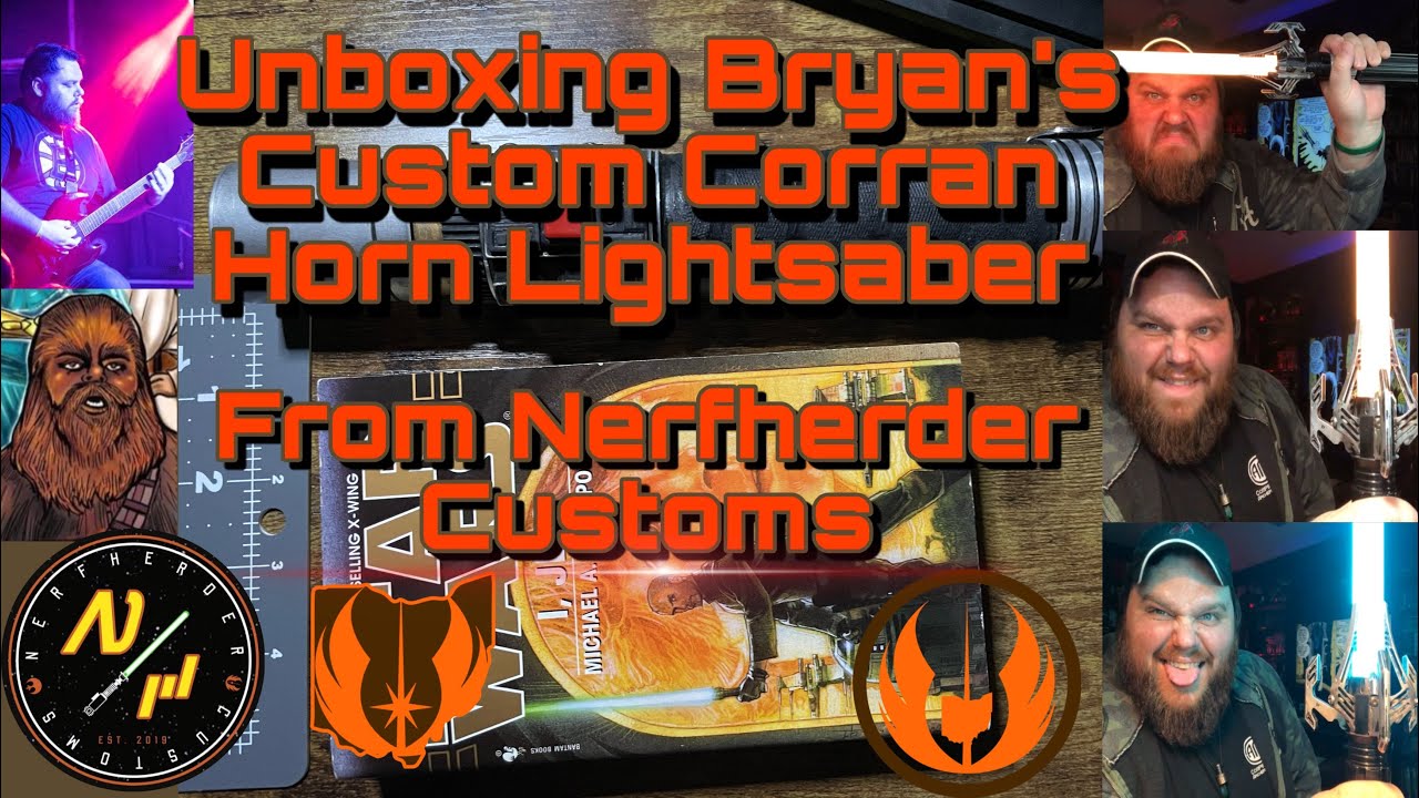 Unboxing Bryan’s Custom Corran Horn from Nerfherder Customs!!
