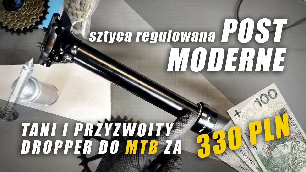 Dropper POST MODERNE w NS bikes Eccentric Lite montaż sztycy regulowanej w 15min - tani myk myk MTB