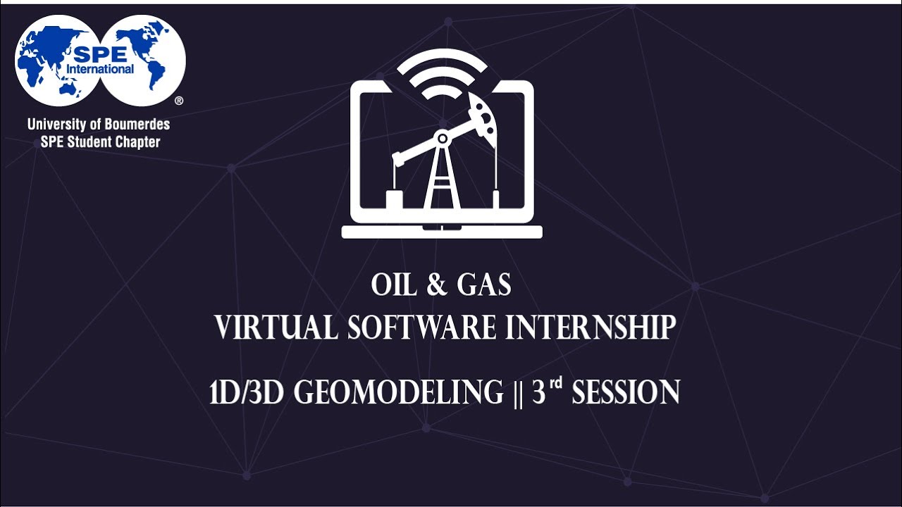 Virtual Software Inernship | 1D/3D Geomodeling || Session 3 - Petrel Geomechanics Workflow 01.
