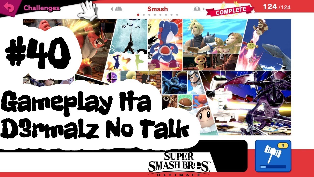 Super Smash Bros Ultimate Gameplay ita Ep 40 Tutte ed 124 Immagini Nella Vetrina