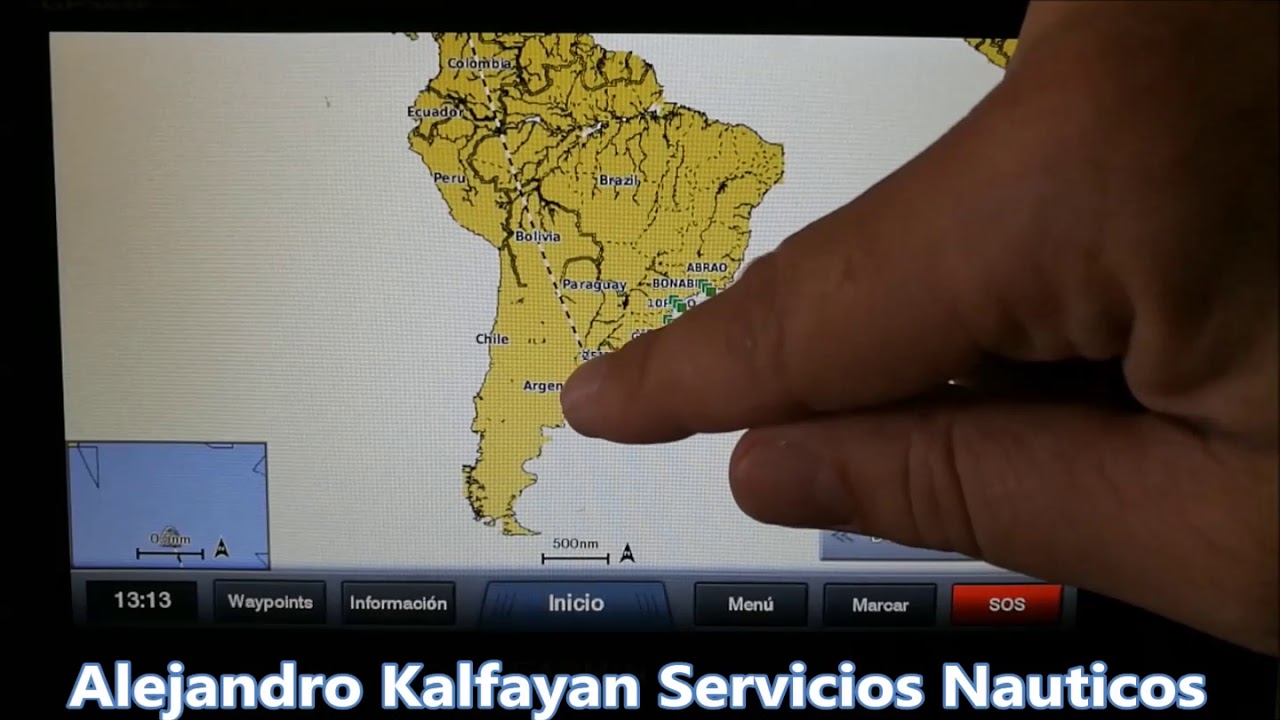 Curso de chartplotters Garmin GPSMAP 722,922 y 1222