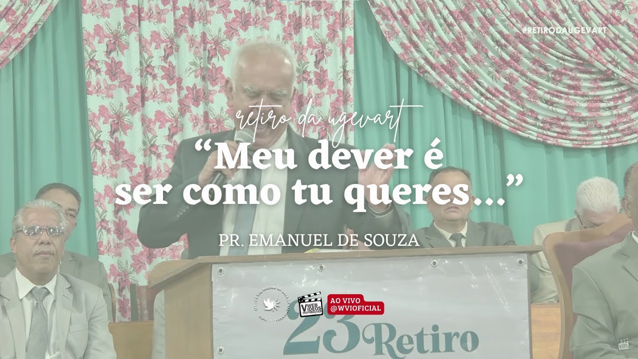 Perfil ♫ | Pr. Emanuel de Souza | Retiro da UGEVART | 2025