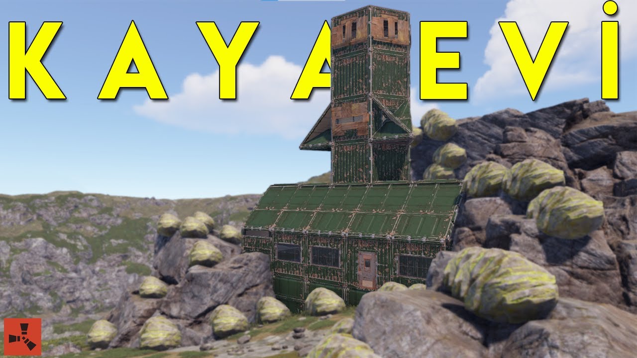 TEK BAŞIMA GÜÇLÜ KAYA EVİ İNŞA EDİP RAİD ATARAK ZENGİNLEŞTİM ! | Rust Türkçe Solo
