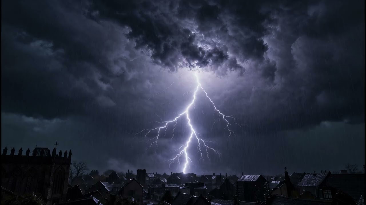 Celtic Dark Storm ⛈️ Haunting Gothic Storm Music | Dark Weather Ambient