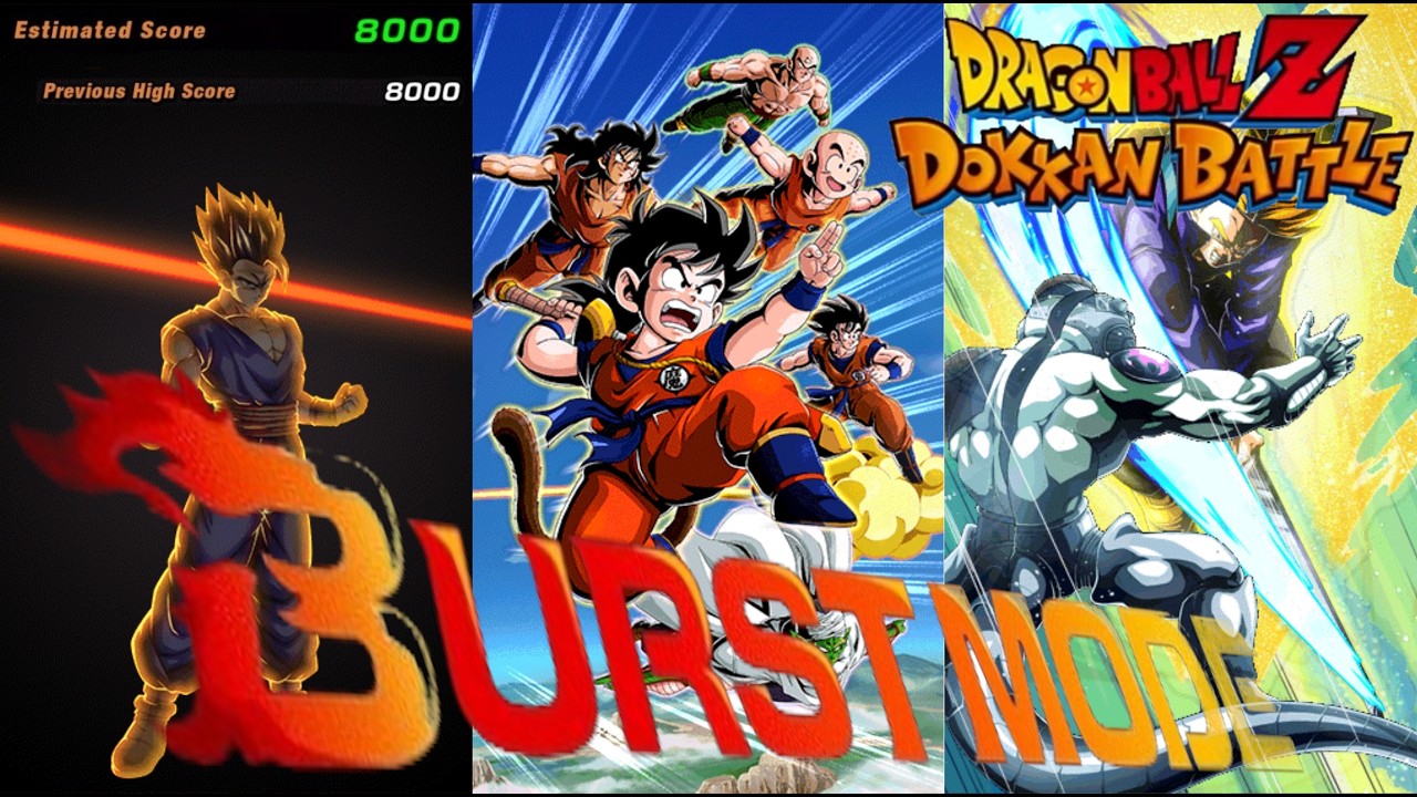 DOKKAN BATTLE! NEW BURST BUT MODE OLDER UNITS! 8000Pts!
