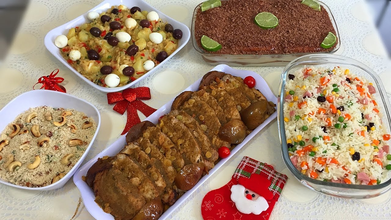 CARDÁPIO COMPLETO DE NATAL BEM EXPLICADINHO