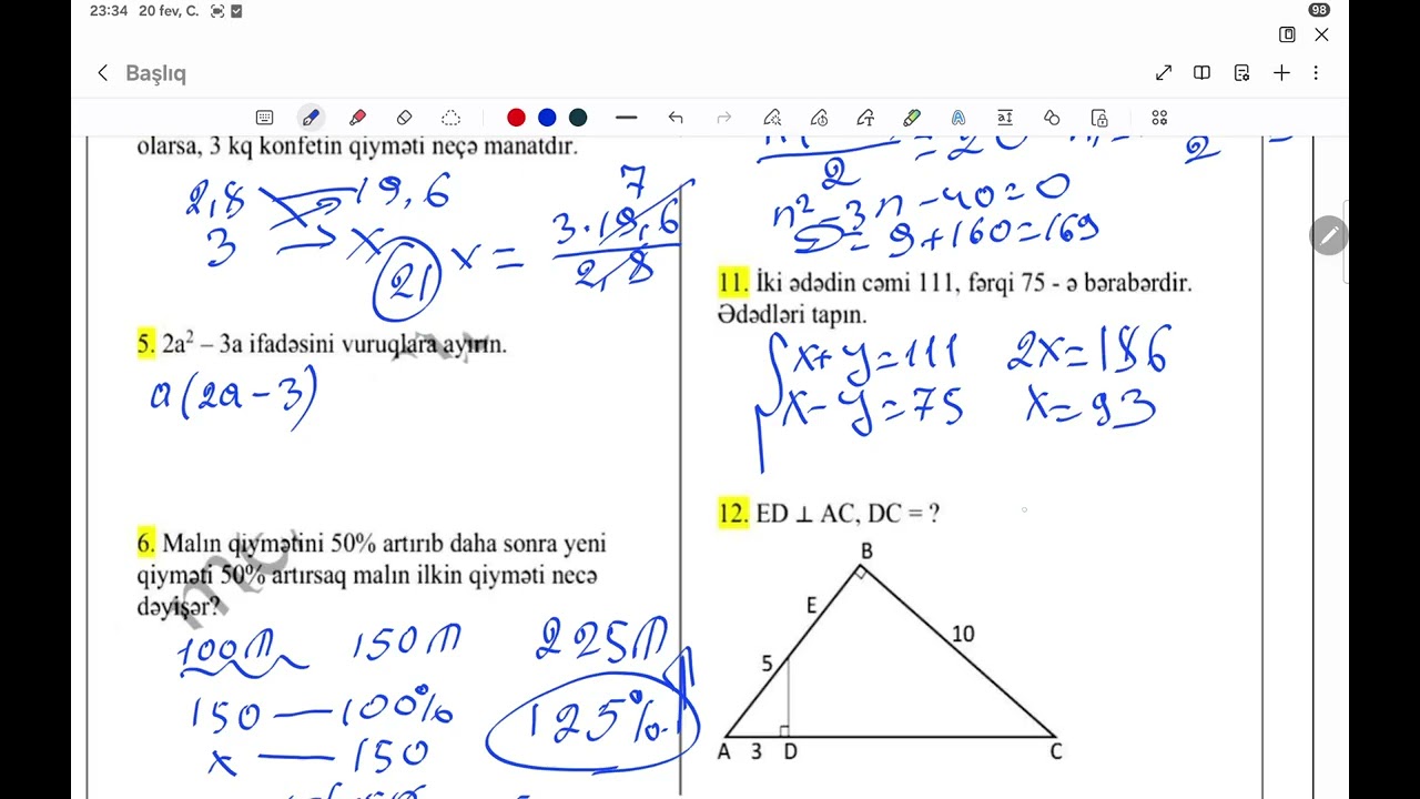 9-cu sinif 30.04.2023  buraxılış  imtahanı sualları /wp  0519256639