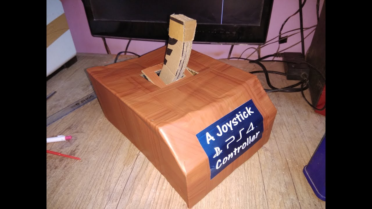 Make A Joystick (Best PS4 Controller) With Cardboard For Pc Games