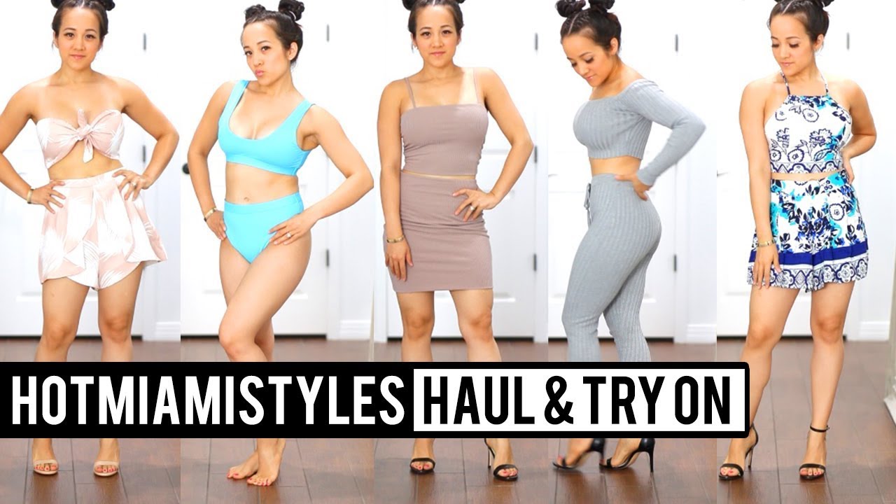 I SPENT OVER $500 ON HOTMIAMISTYLES! | CLOTHING & SWIMSUIT HAUL + TRY ON! | Dee LaVigne