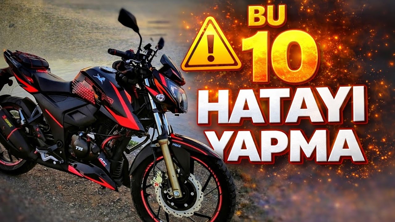TVS APACHE RTR 200 , BU 10 HATAYI YAPMAYIN MOTOSİKLETİ KORUMAK