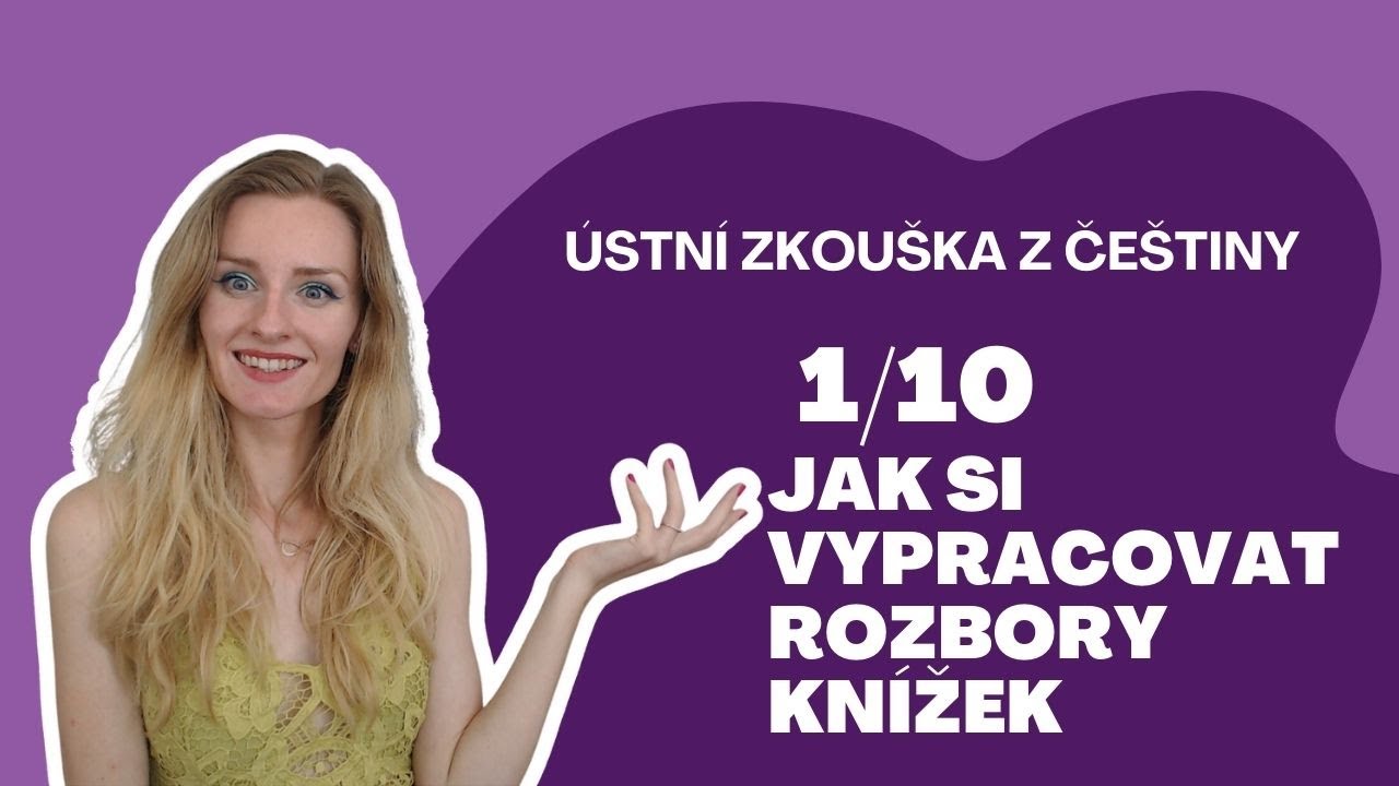 Tip 1/10 | jak si vypracovat rozbory knížek | maturitní zkouška z češtiny