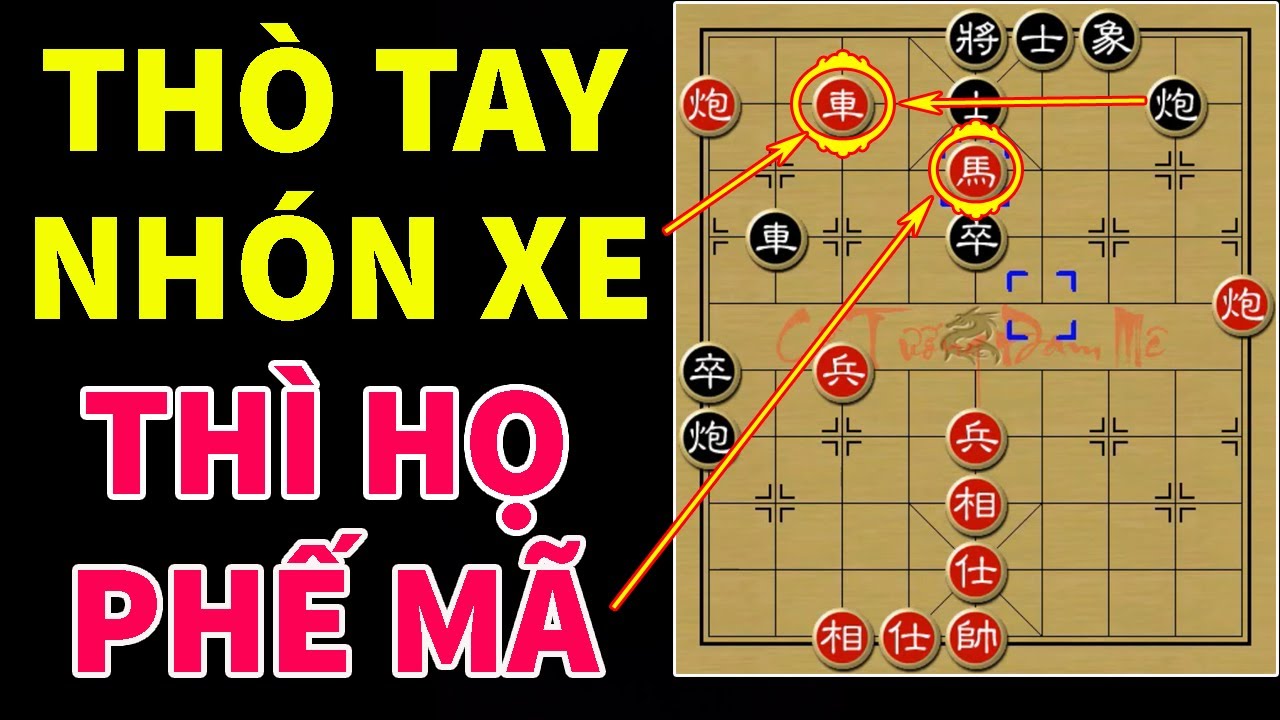 (Cờ Tướng Kiệt Tác Công Sát) Thò Tay Định Nhón Con Xe Thì Họ Tặng Tiếp Con Mã ???