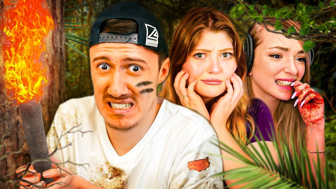 ON ESSAYE DE SURVIVRE EN FORÊT ! Feat Emma & Deujna (THE FOREST)