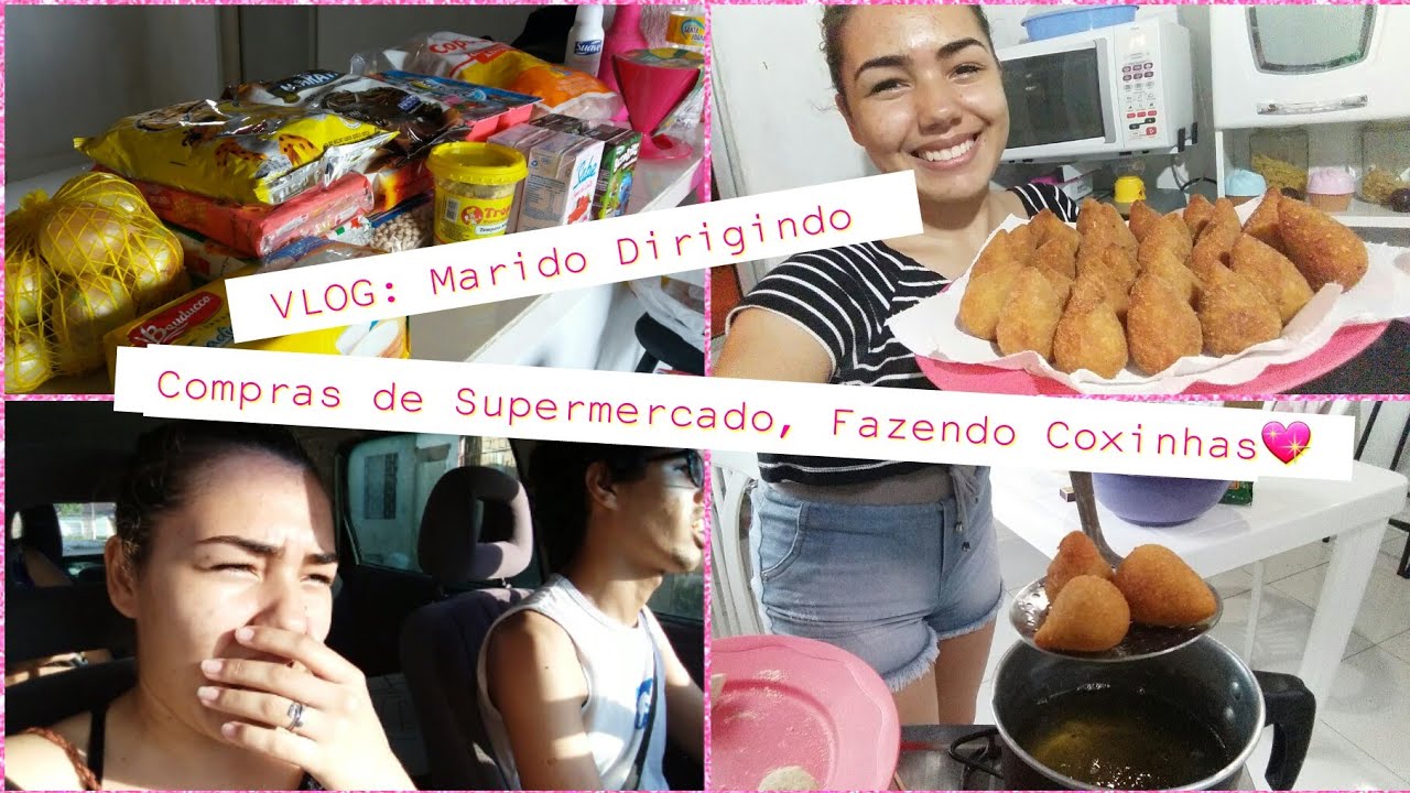 COMPRAS DE SUPERMERCADO, FAZENDO COXINHA E MARIDO DIRIGINDO... Casei Aos 13