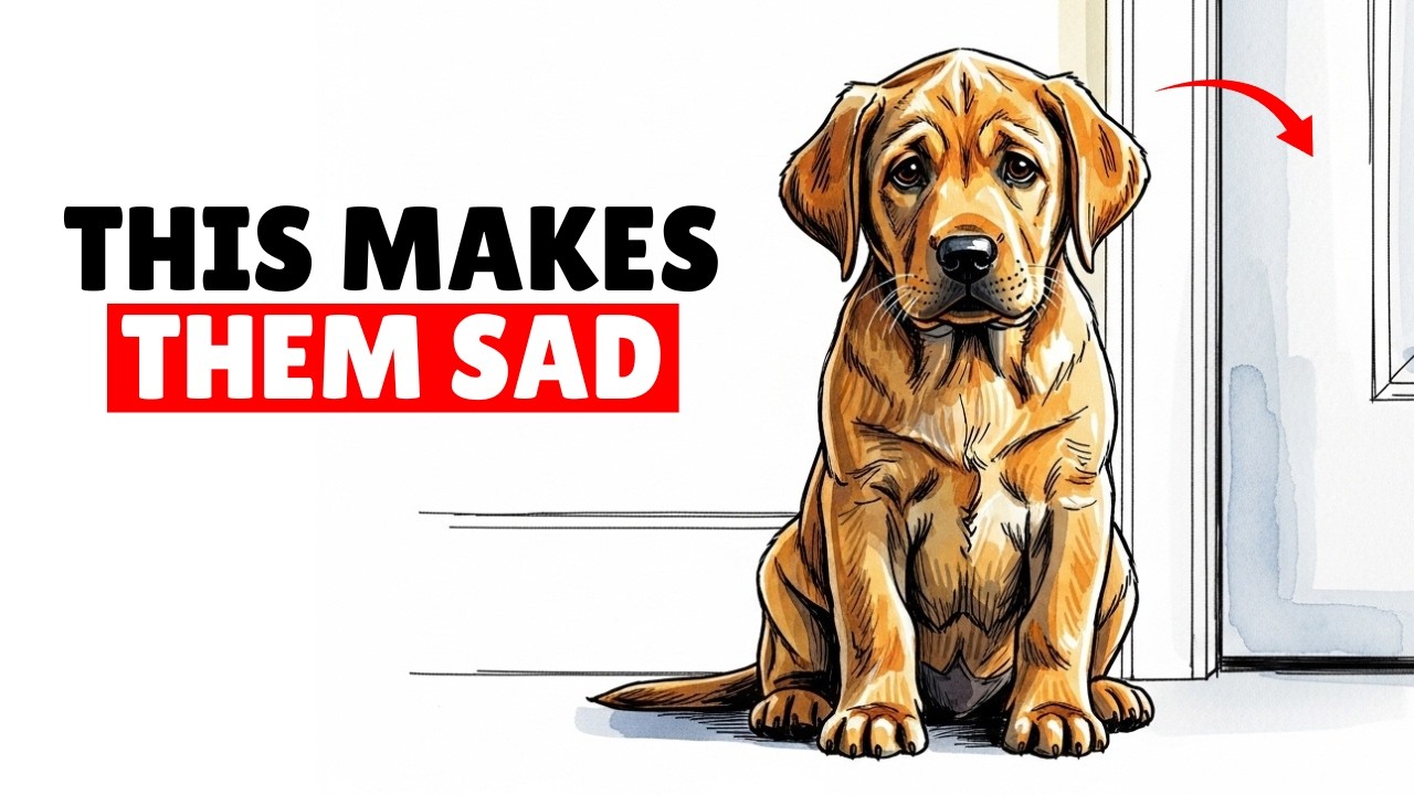 The Heartbreaking Reason Your Dog Waits by the Door When You Leave