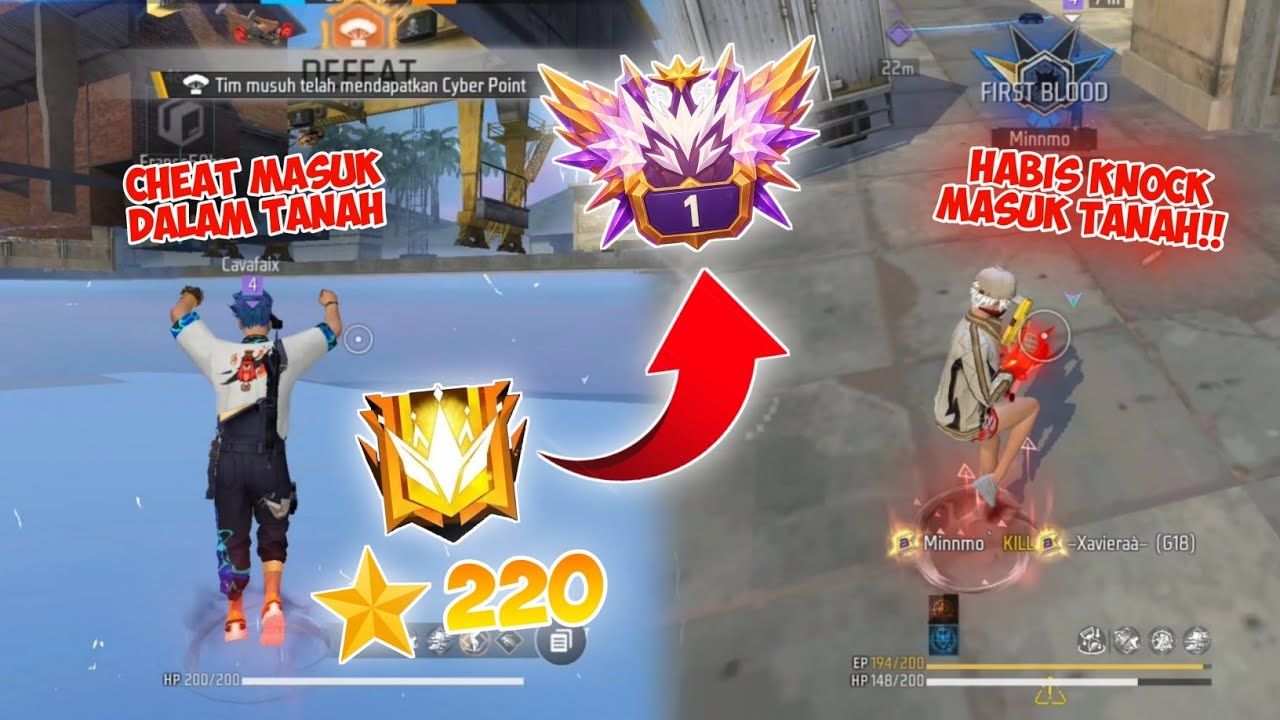 Ketemu Cheater Masuk Tanah Langsung Teleport Ke Base | Lanjut Tamatin Top Region CS Rank Season 34