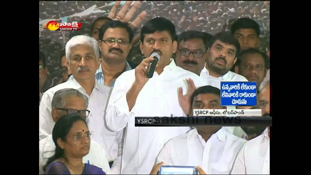 Dr.Babasaheb Birthanniversary celebrations at YSRCP Cenral Office in Lotuspond