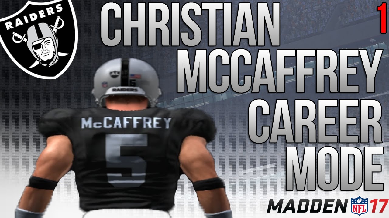 Christian McCaffrey Madden 17 Career Mode - NFL Debut - Ep. 1