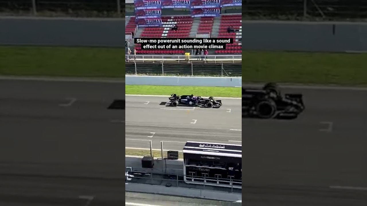 This #renault #F1 #powerunit in #slowmotion sounds like an epic #actionmovie #climax #effect 🤣