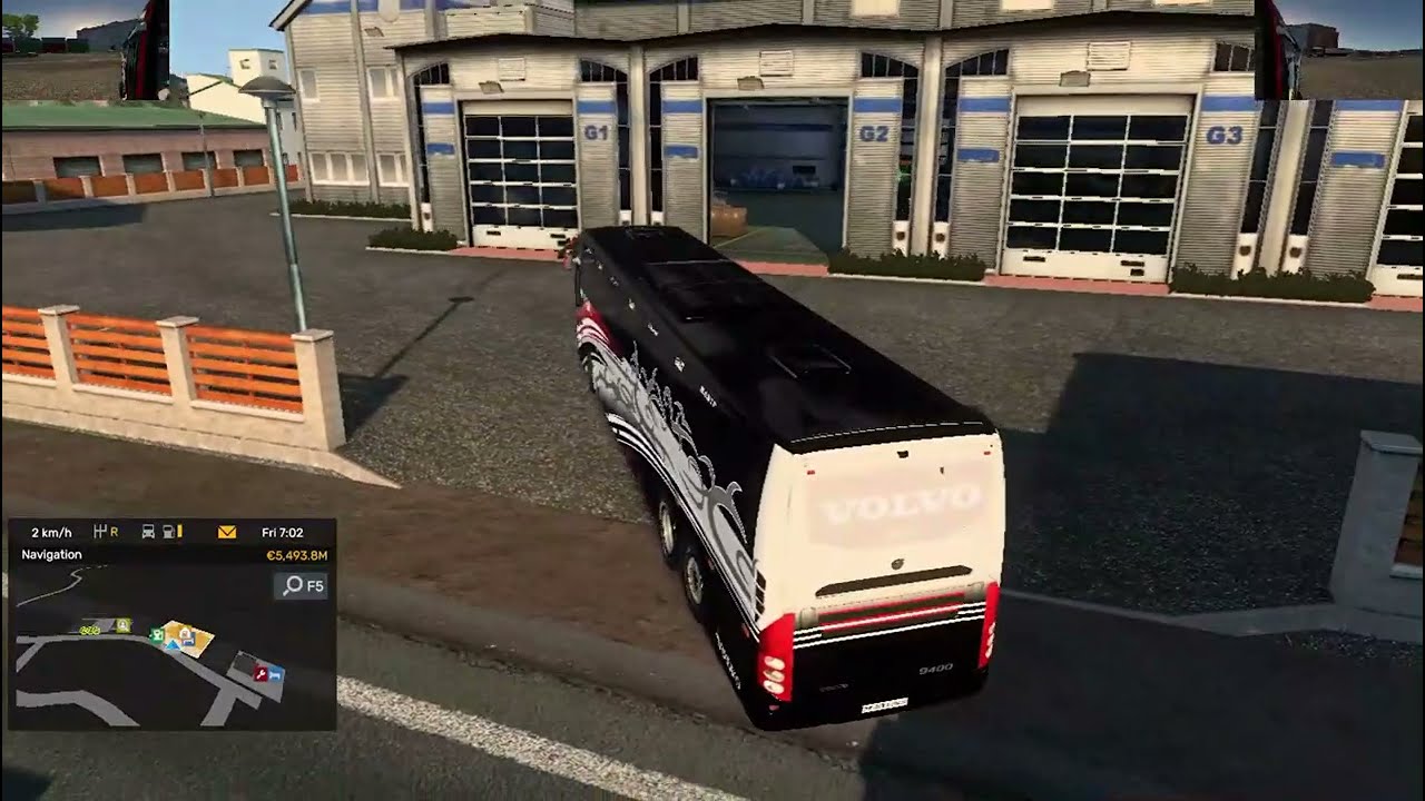 Hanif Volvo Bus Driving Experience | ETS2 Bangladesh Bus Mod Gameplay.