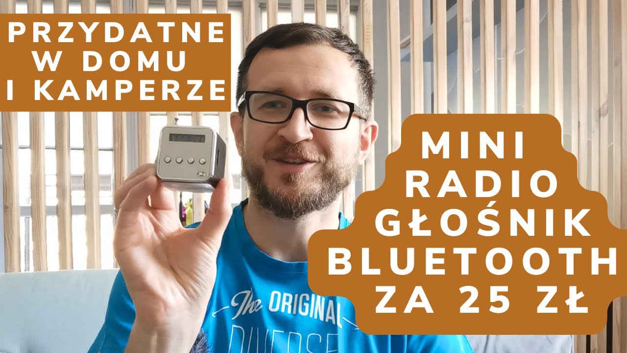 Przenośne mini radio FM i głośnik bluetooth TD-V26 ładowane przez USB (Przydatne w domu i w podr&oacute;ży)