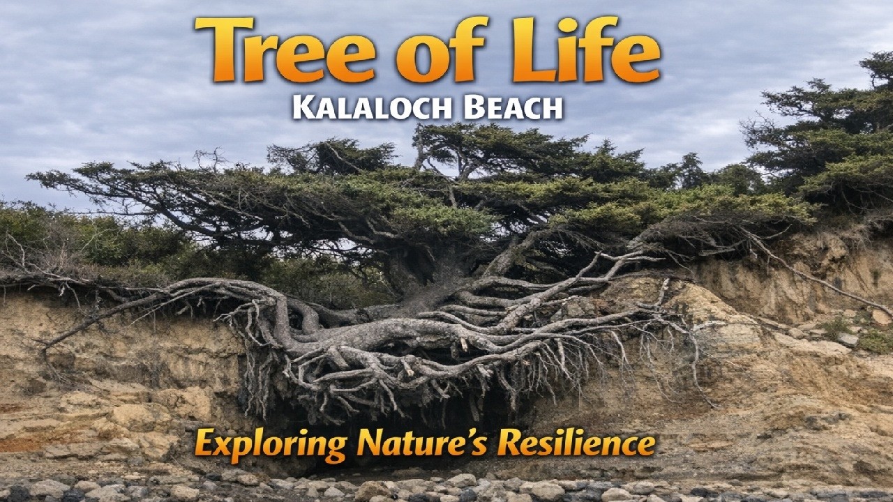 Tree of Life at Kalaloch Beach (Kalaloch Tree Root Cave) Pacific Northwest Trip Day 14 Washington