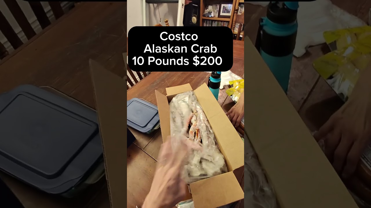 Great Value 10 pounds of #alaskan #crab at #costco #costcofinds #CapCut