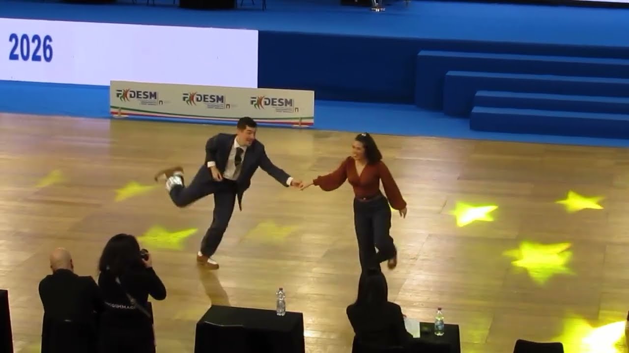 Campionato Italiano Assoluto di Boogie Woogie a Riccione 2026 Fabio e Lara 
