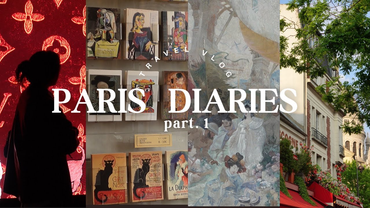 Paris solo diaries˖°📷 ༘| LV dream, sacrée cœur, Polene pop up,museums, jardin de Luxembourg ☘️& more