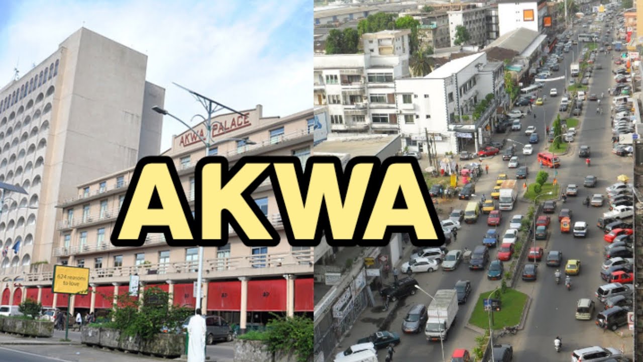 AKWA in Douala Littoral region of Cameroon 🇨🇲 Busiest street