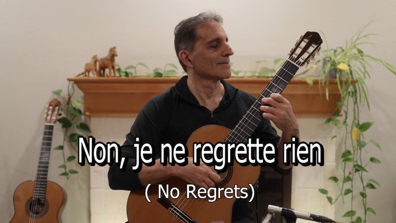 Non, je ne regrette rien Edith Piaf | Fingerstyle Guitar Solo Passionate