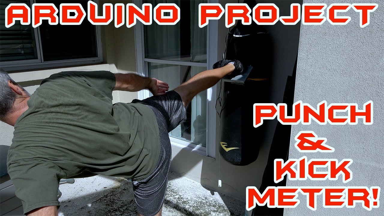 Punching and Kicking Meter (Arduino Uno project)