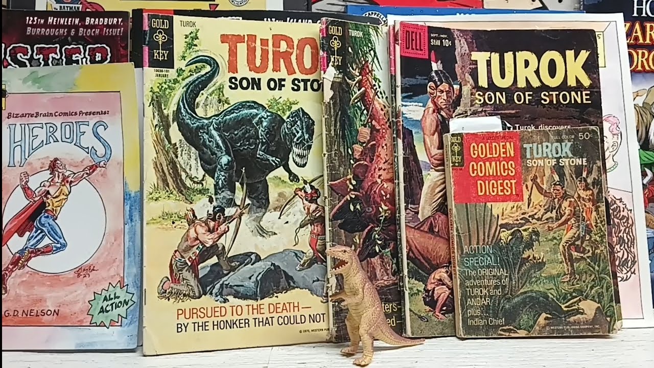 EP 1197 Turok, Son of Stone. A Variety from Gold Key Comics by Paul S. Newman & Alberto Giolitti.