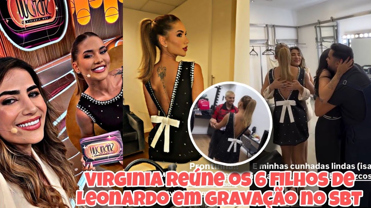 VIRGINIA MOSTRA BASTIDORES DE GRAVAÇÃO COM OS IRMÃOS DE ZÉ FELIPE EM EPISÓDIO ESPECIAL DE SABADOU!