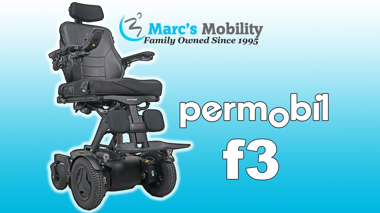 Permobil F3 в полной комплектации, 12-дюймовый лифт сиденья и наклон передней части! Отзыв № 6509