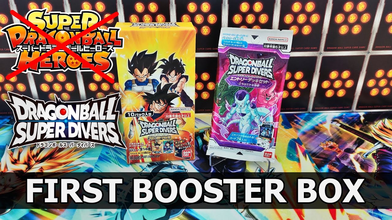 Dragon Ball Super Divers - First Booster Box Opening.
