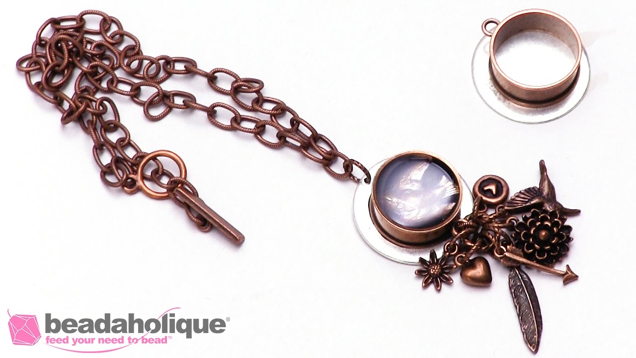 How to Create a Shadow Box Pendant with Nunn Design Resin by Becky Nunn