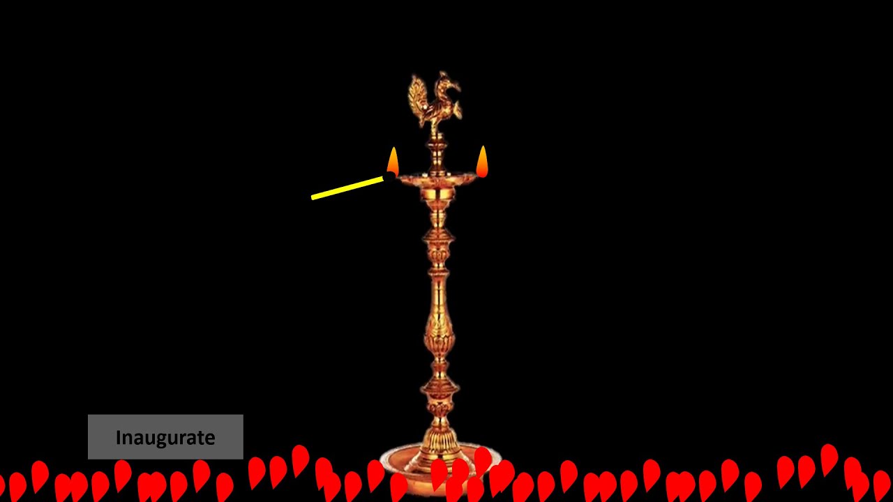 Digital Lamp Lighting in PowerPoint | Digital Lamp Lighting Ceremony | Traditional Lamp Lighting