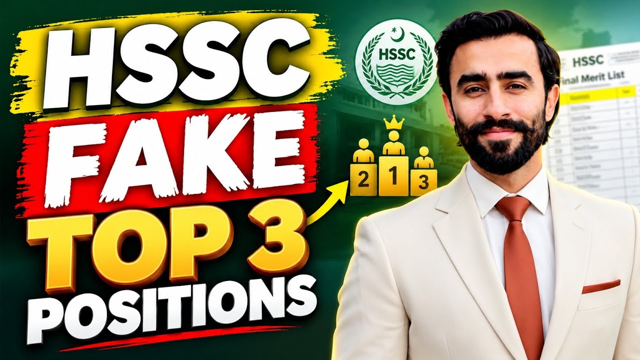 HSSC Result 2026: Fake Top 3 Positions Exposed | HSSC Top Position Fake News | Important Update