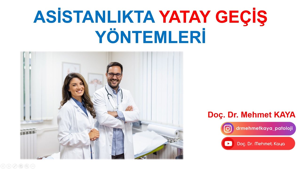 Asistanlıkta Yatay Geçiş Yöntemleri