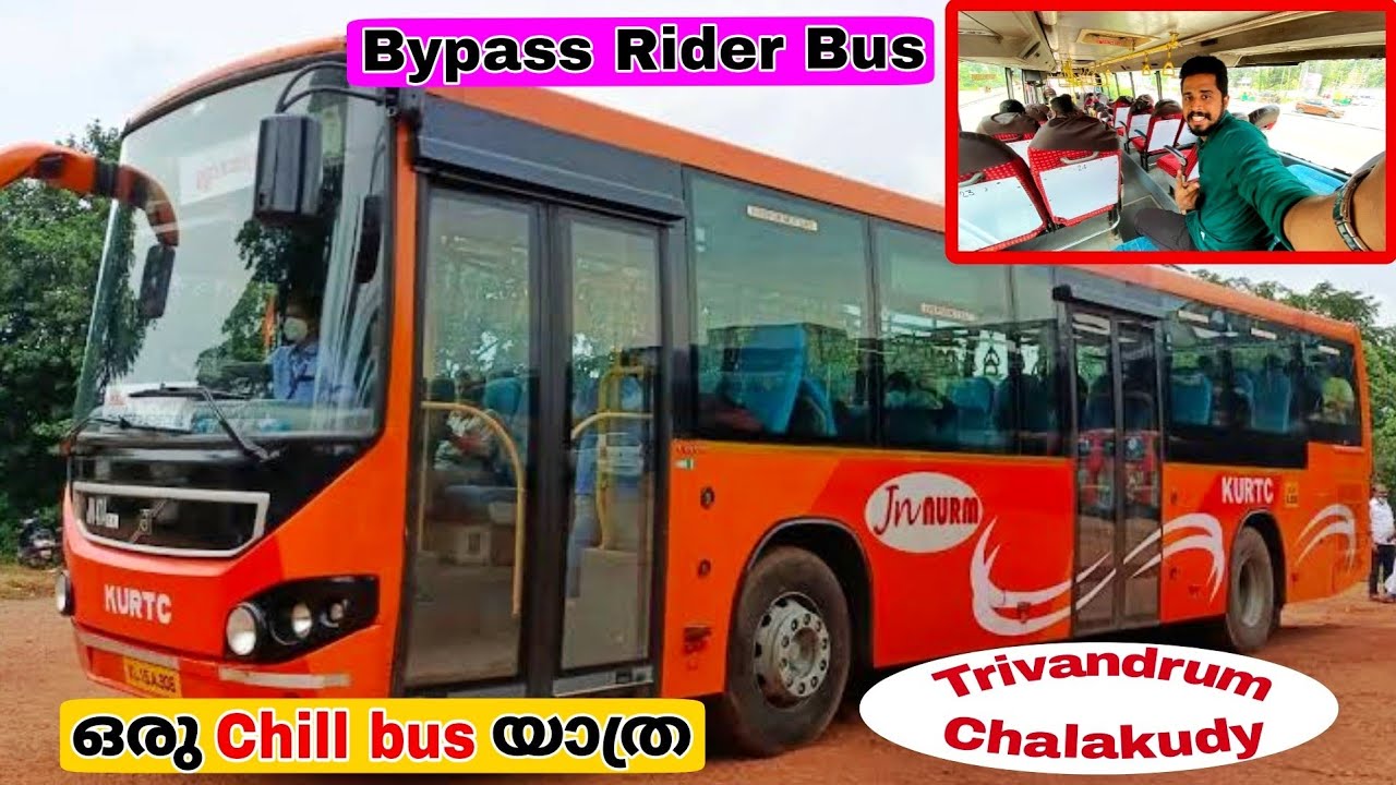 Trivandrum-Chalakudy Bypass Rider|KURTC Ac Low Floor Volvo bus journey🔥#ksrtc #volvo #aanavandi
