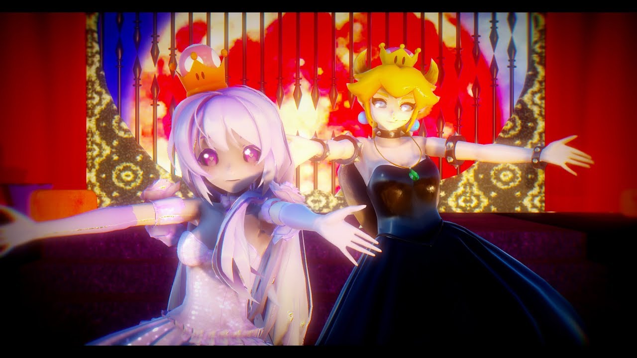 【MMD】Happy Halloween 【Sour Boosette & TDA Bowsette】 4K