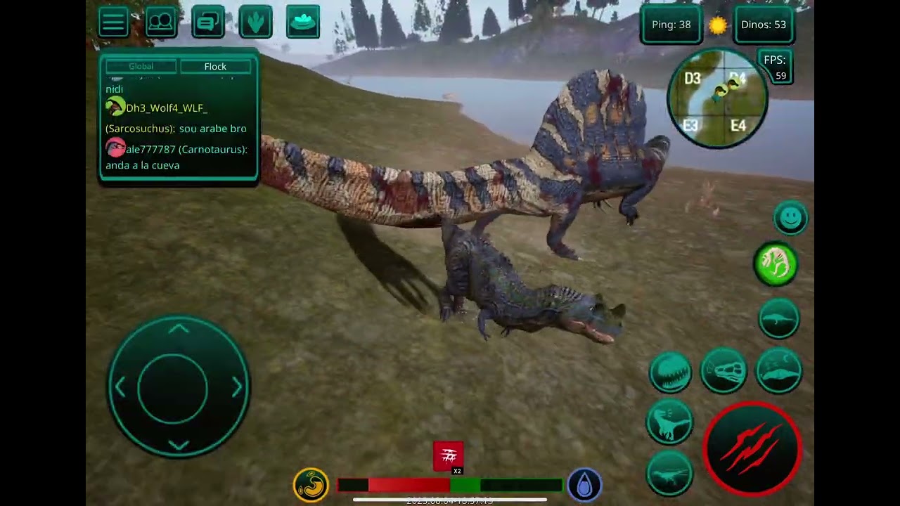 The power of the Ceratosaurus the cursed isle 💪💪💪