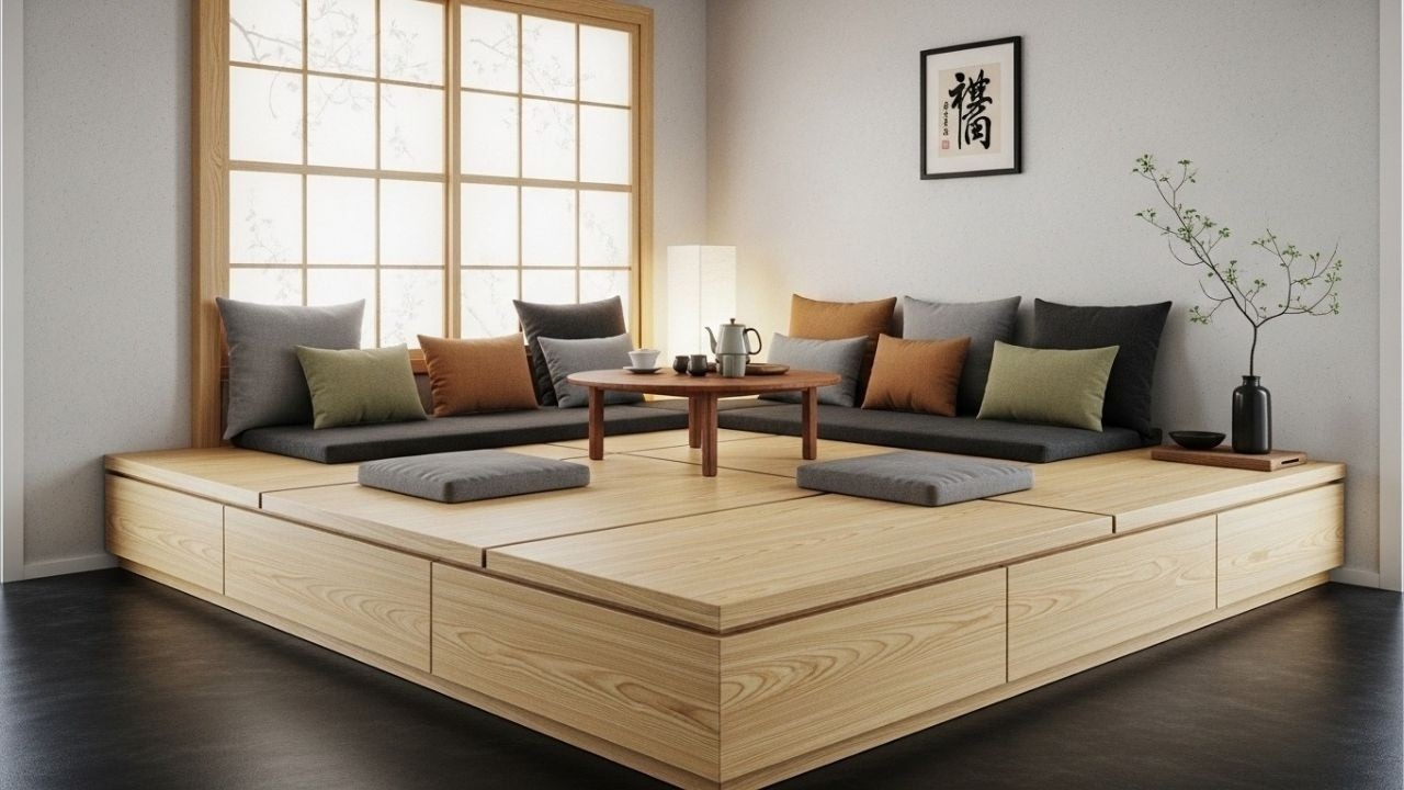 Estetyka herbaciarni Zen: Spokojny wystr&oacute;j małych, miejskich dom&oacute;w