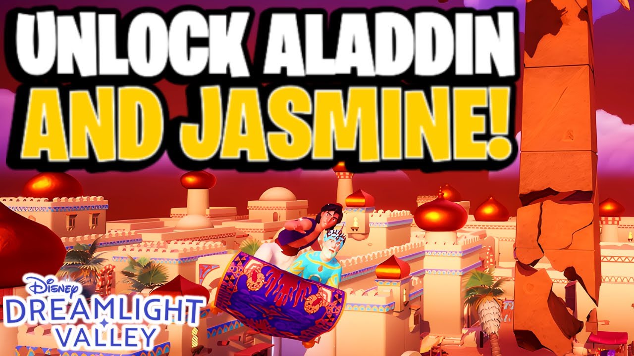 Aladdin Realm COMPLETE GUIDE [Golden Bananas & All Secrets] | Dreamlight Valley